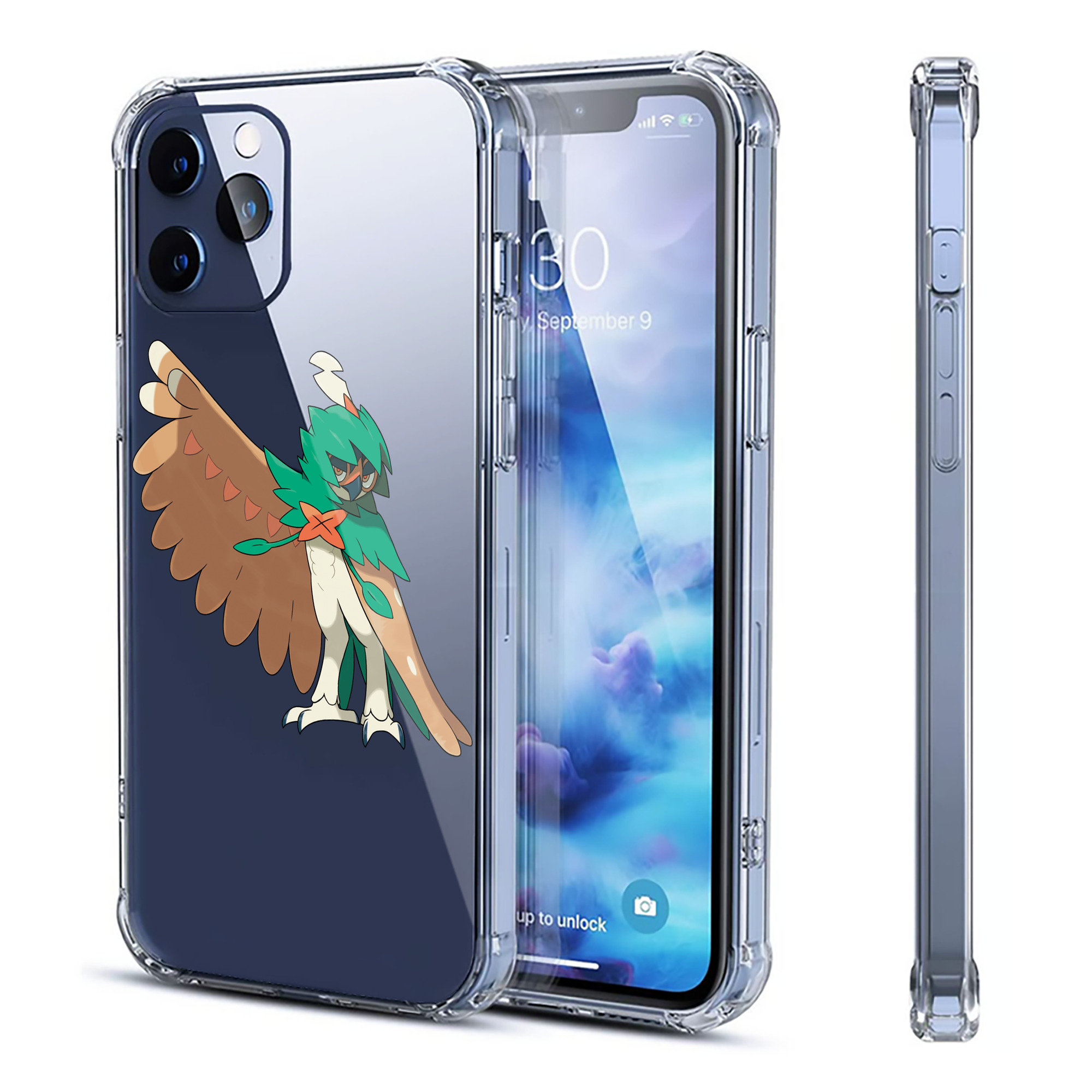 （画像用） ポケットモンスター Pokémon 【iPhone 12シリーズ対応】透明スマホケース（クリアソフトケース）